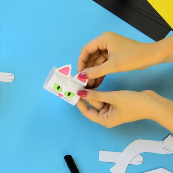 Кошечки из бумаги Кошечки из бумаги