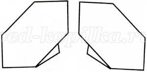 Новогодняя открытка из бумаги в технике оригами: часть 2 Новогодняя открытка из бумаги в технике оригами: часть 2