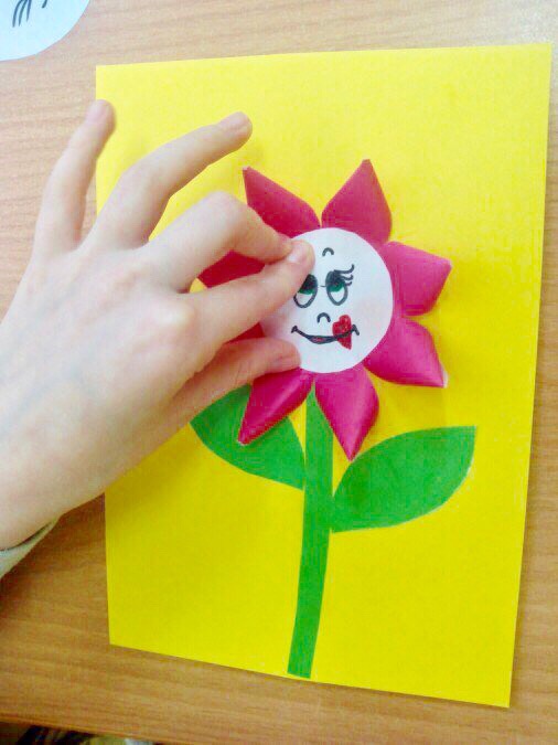 Поделка "Цветы в вазе"