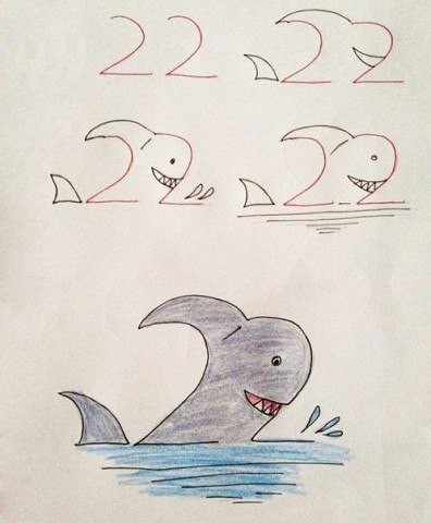 ​Как научить ребенка рисовать с помощью цифр