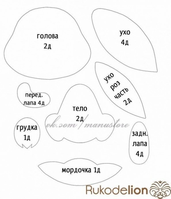 Милые игрушки из фетра Милые игрушки из фетра