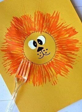 Рисунки вилкой