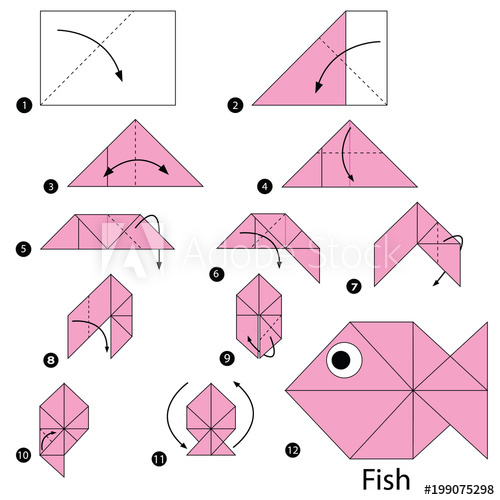 ​Рыбки оригами