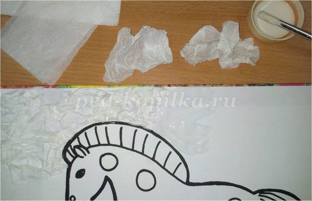 Мастер-класс по изготовлению картины "Синяя лошадка": часть 1