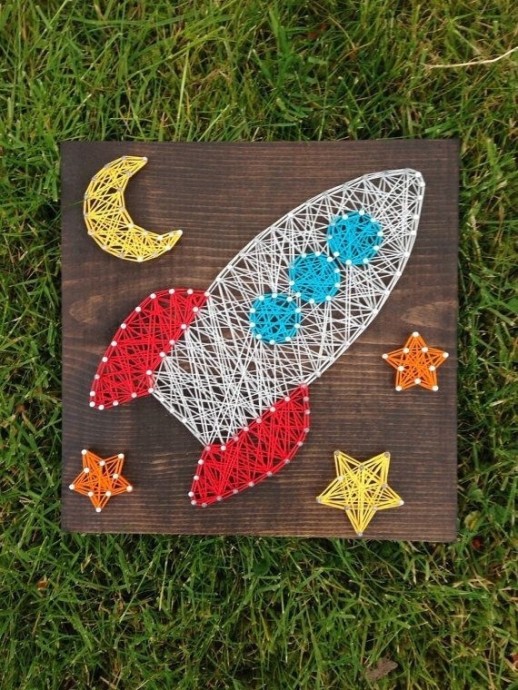 Стринг-арт: идеи для детского творчества Стринг-арт: идеи для детского творчества