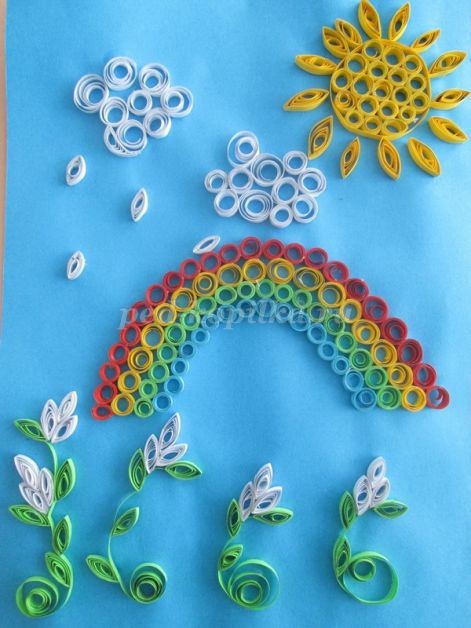 Летний квиллинг для детей: часть 2