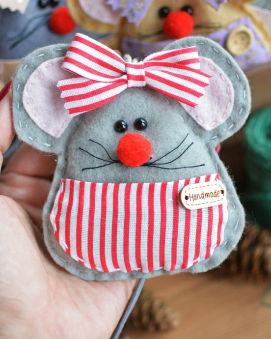 Мышки-ушастики из фетра Мышки-ушастики из фетра