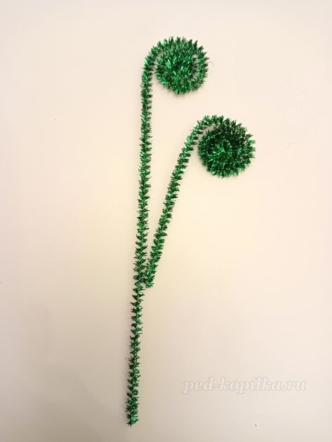 Новогодняя композиция детскими руками: часть 1