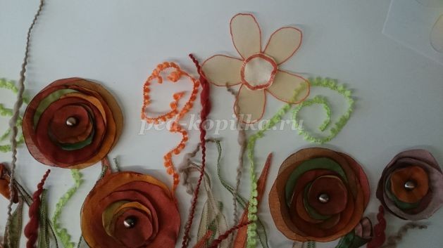 Цветущая поляна: мастер-класс, часть 3