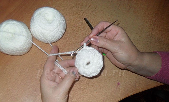 Вязаный чеснок: мастер-класс