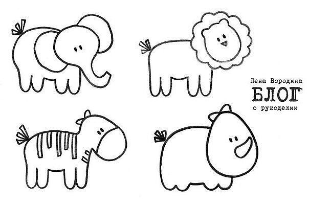 Игрушки из фетра для детского мобиля