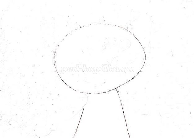 ​Лисичка гуашью: часть 1