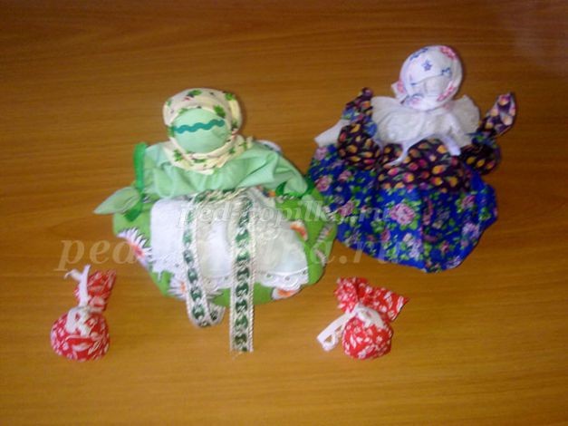 Кукла травница детскими руками