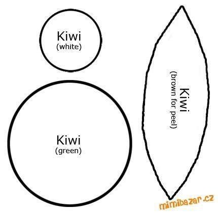 Фрукты из фетра