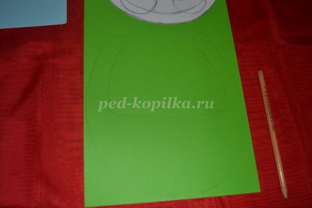 ​Открытка с курочкой и цыплятами: часть 2