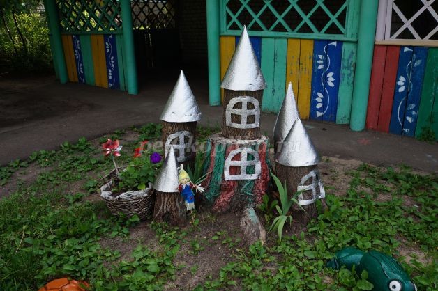 Украшение территории с детьми Украшение территории с детьми