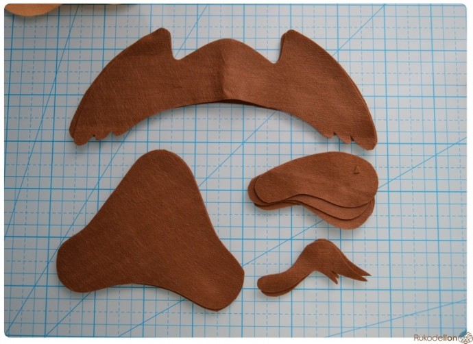 ​Грифон из фетра: мастер-класс