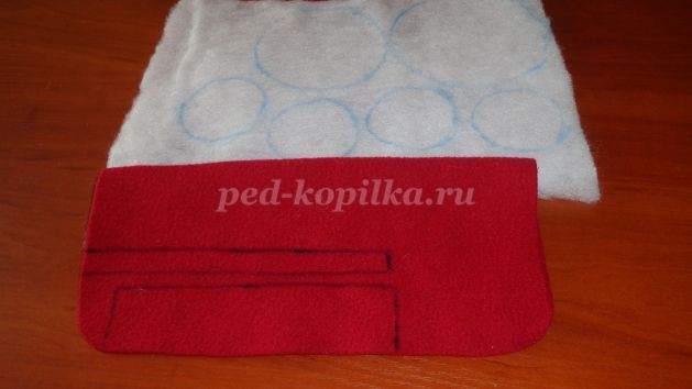 Снеговик из синтепона