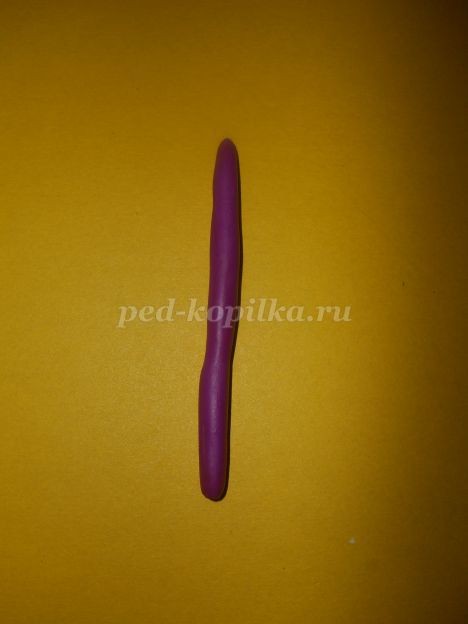 Пластилинография на цветном картоне