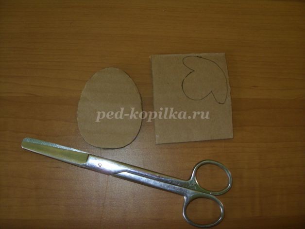 Магнит "Овечка" из кофейных зерен детскими руками: мастер-класс, часть 1