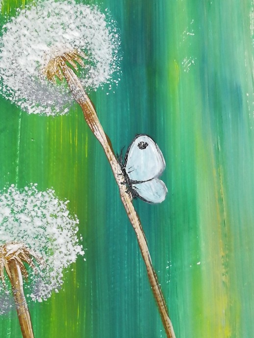 Рисуем одуванчики