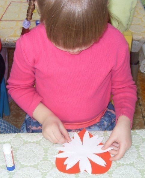 Сердце с цветком