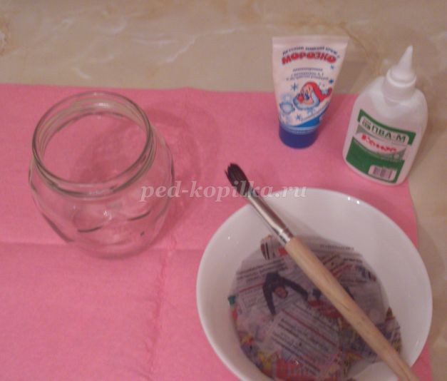 Вазочка в технике папье-маше Вазочка в технике папье-маше