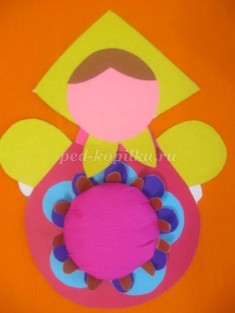 ​Матрешки-игольницы детскими руками: мастер-класс, часть 2