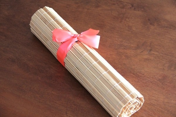 Пенал из бамбуковой салфетки