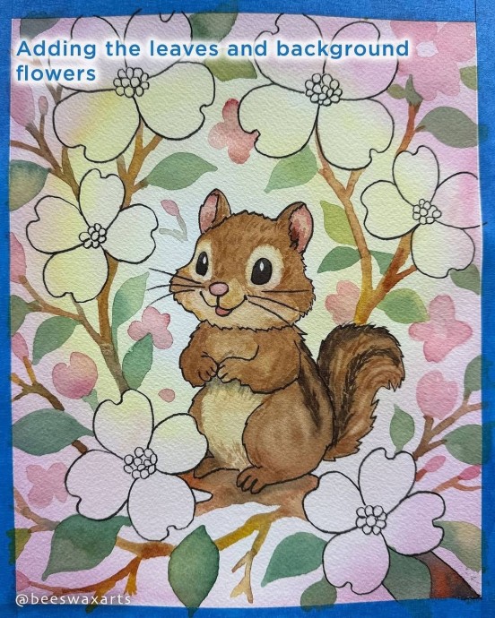 ​Рисуем бурундучка