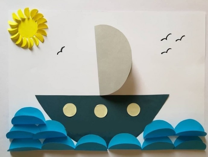 Объёмные летние аппликации