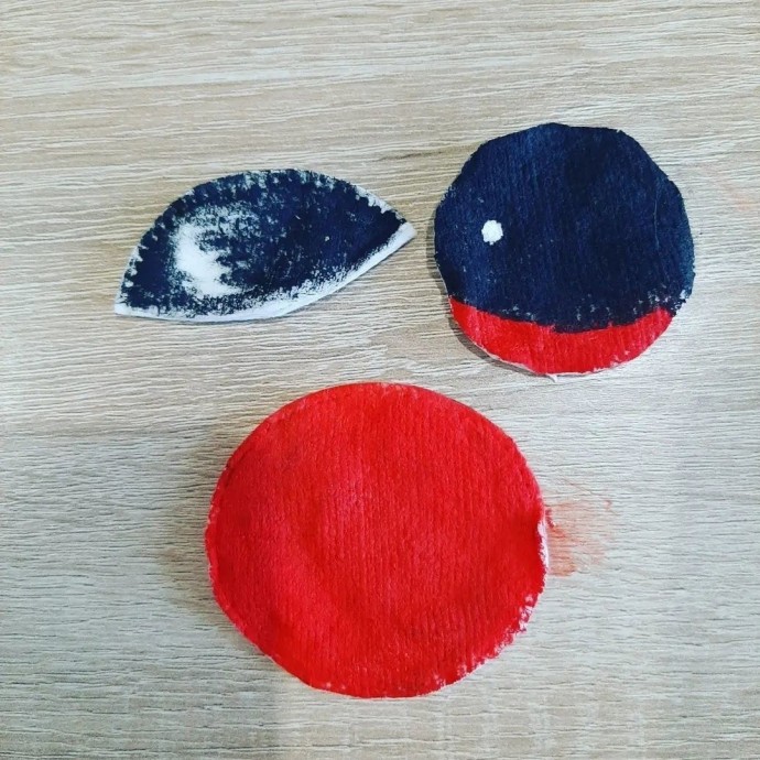 Аппликация "Снегирь"