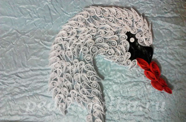 Квиллинг "Лебедь"