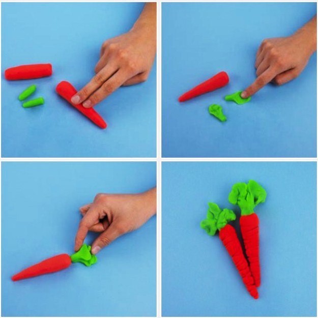 Лепим продукты и посуду Лепим продукты и посуду