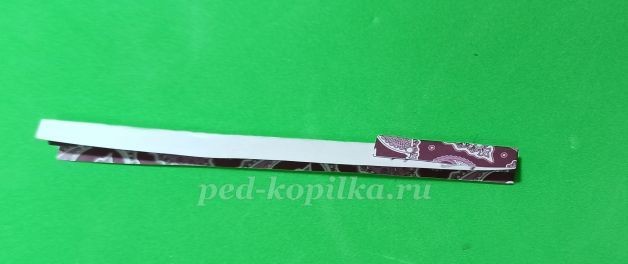 ​Осенняя аппликация "Зонтик": часть 3