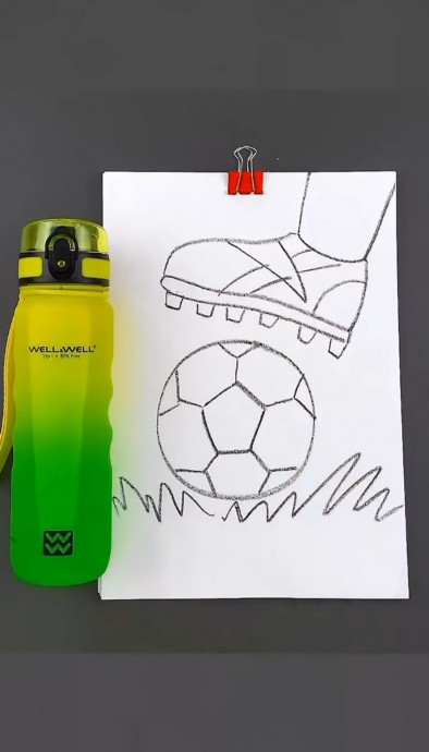 Рисуем футбол