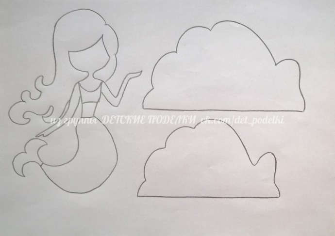 ​Русалочка в раковине