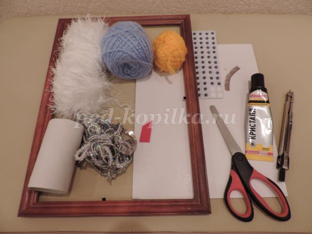 Снегурочка из ниток: новогодний мастер-класс, часть 1