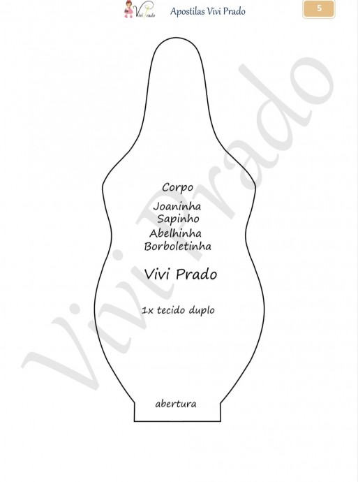 Выкройка куклы и одежды для неё Выкройка куклы и одежды для неё