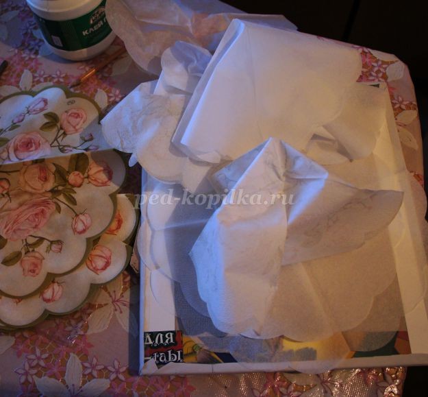 Действующая миниатюра "Весенний пейзаж": мастер-класс, часть 3