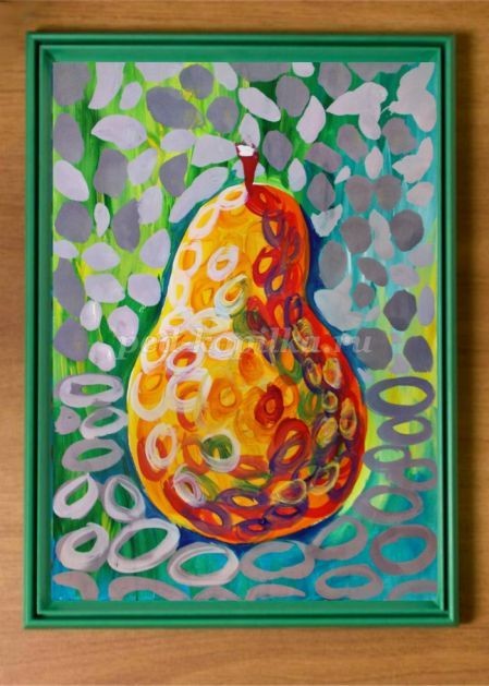 Рисуем грушу гуашью: часть 2 Рисуем грушу гуашью: часть 2