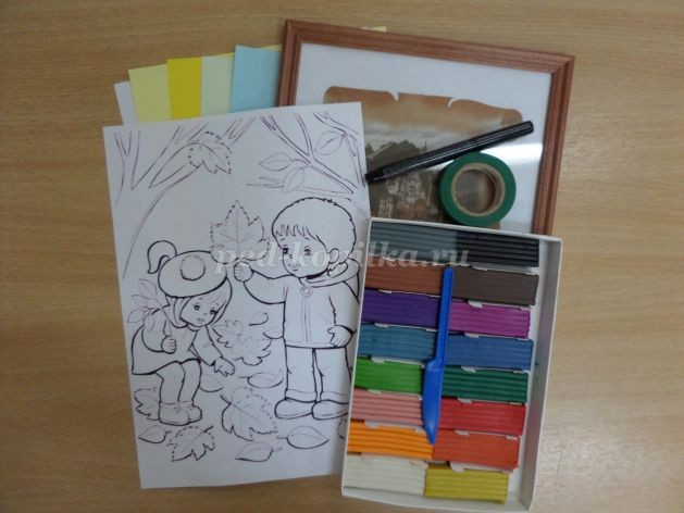 Пластилинография "Девочки в парке" Пластилинография "Девочки в парке"