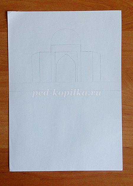 ​Графическая зарисовка исторического здания: часть 1