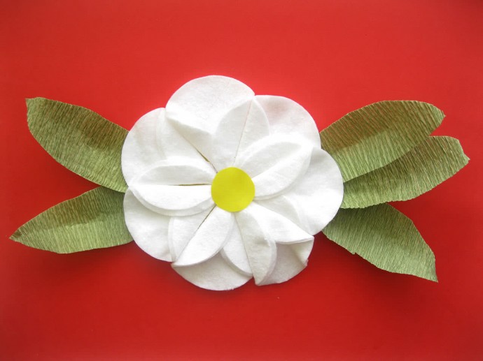 Поделки из ватных дисков: цветы Поделки из ватных дисков: цветы