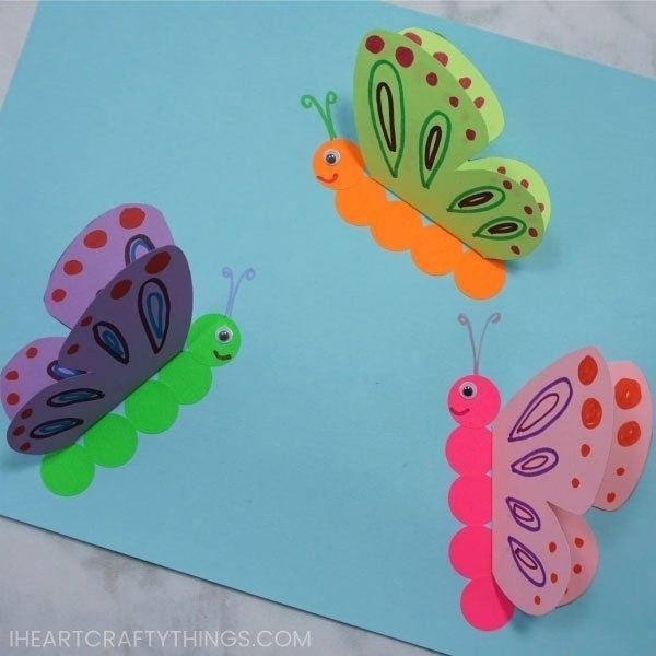 ​Бабочки с объёмными крылышками