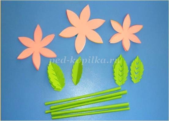 Цветы из бумаги: мастер-класс