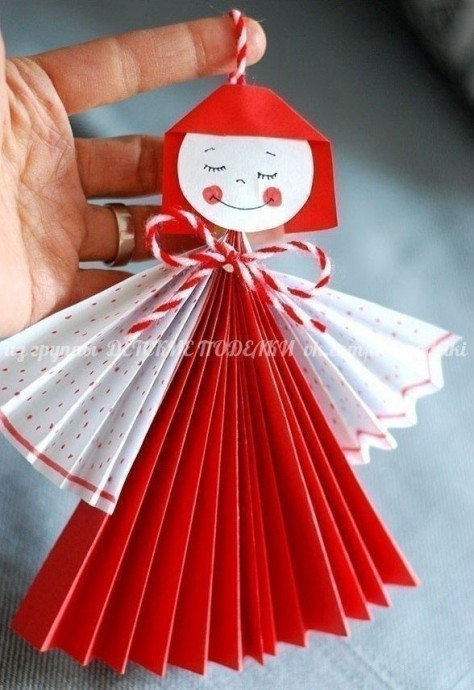 Бумажная куколка Бумажная куколка