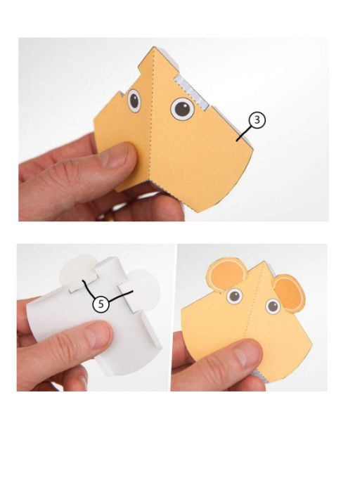 ​Объемная открытка "Лев"