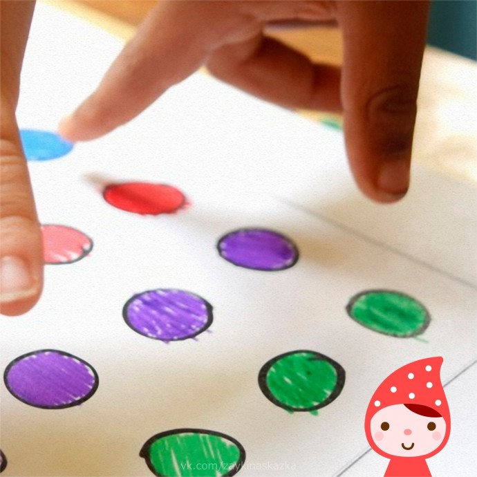 Пальчиковый твистер: ​настольная игра для развития мелкой моторики