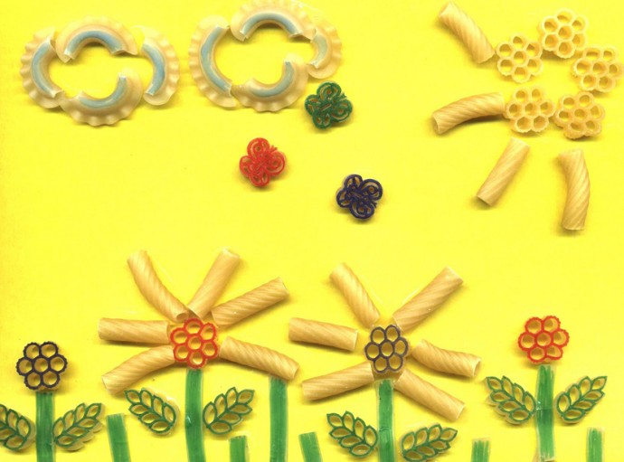 ​Поделки из макарон